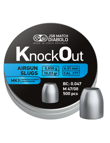 JSB KNOCK OUT MK3  0.65G/10.03GR  4,51mm