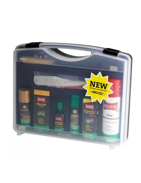 Kit completo para el cuidado de armas Ballistol | Limpieza, lubricación y mantenimiento profesional