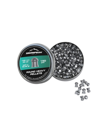 Snowpeak Round Heavy Pellets 7,62  50,46 gr/3,270 g