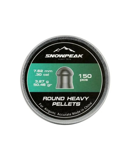 Snowpeak Round Heavy Pellets 7,62  50,46 gr/3,270 g