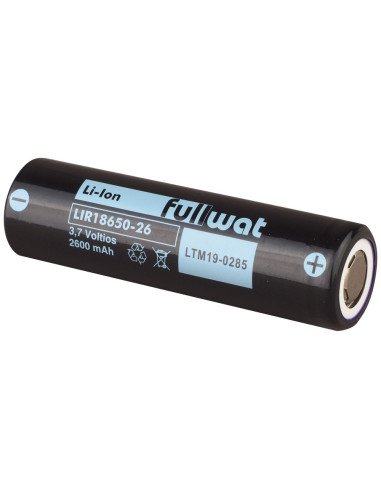 Batería 18650 Li-ion 2600 mAh 3,6V