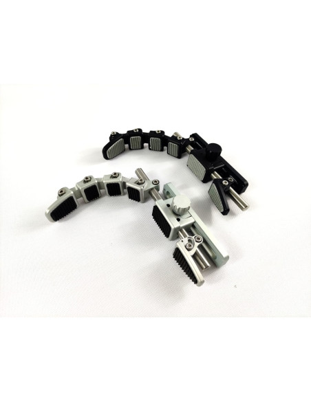 Cantonera con garfio negra 3 ext.