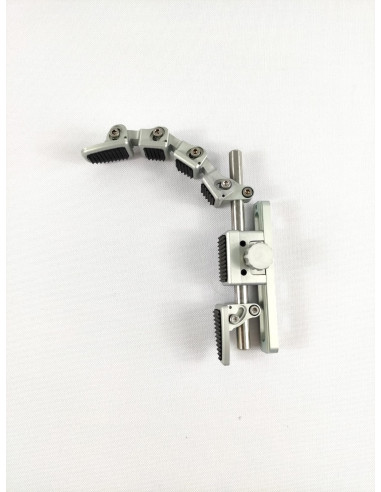 Cantonera con garfio negra 3 ext.