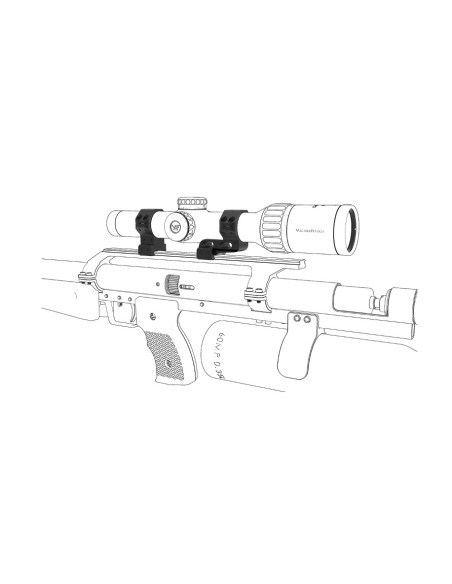 MONTURAS AJUSTABLES VECTOR 30mm DOVETAIL 11mm