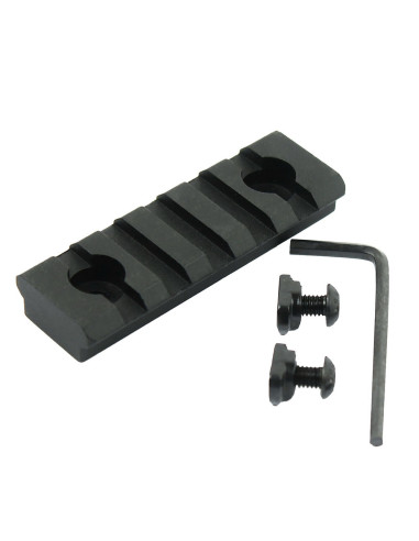 Carril Weaver Picatinny aluminio 5...