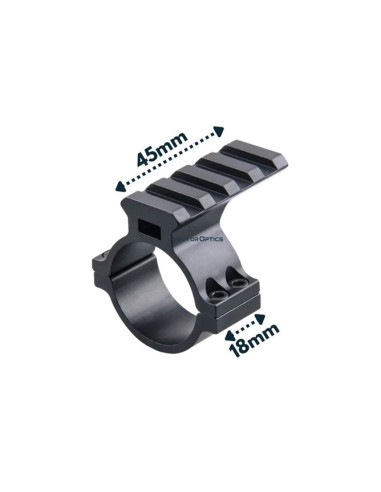 Riel Picatinny corto de 21 mm de...