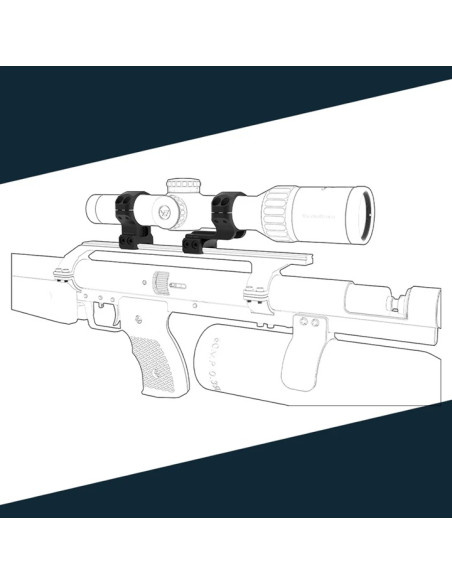 Monturas Cantilever de Vector Optics de 30 mm rail 11mm