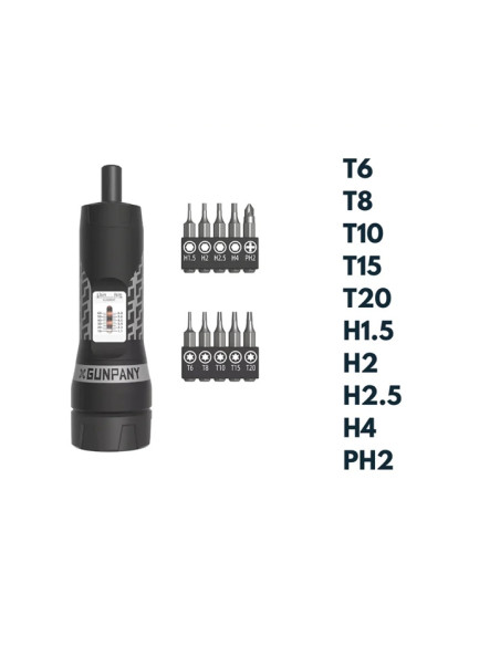 Destornillador dinamométrico Vector Optics  de 1,1 a 6,8 Nm
