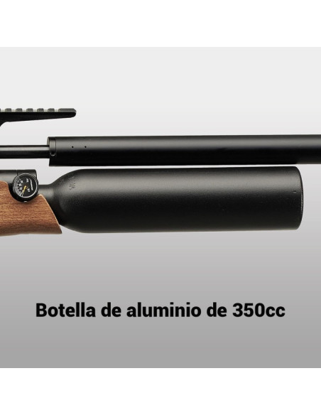 Carabina PCP Arcea-Snowpeak P35X — Botella aluminio