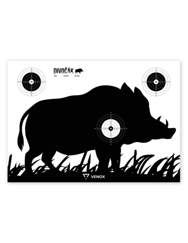 Diana cartón JABALI  61x43cm 10pcs