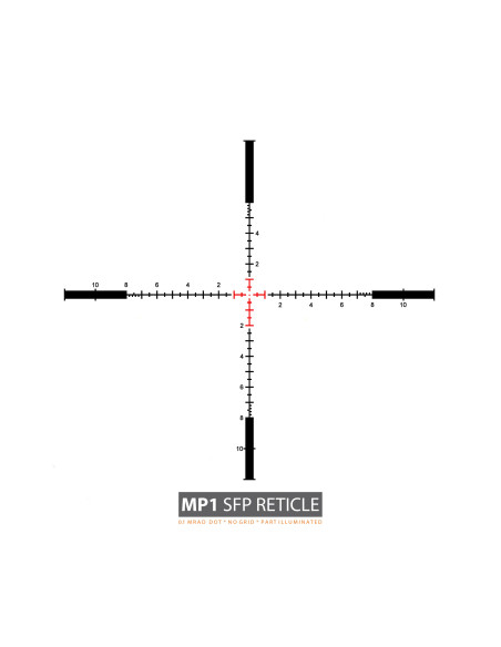 FALCON OPTICAL ENDURA S10i+ 1-10×24 MRAD con paralaje lateral