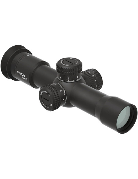 Vector Optics Veyron Plus 10x30 Zero HFT – Retícula Iluminada, Tubo 30 mm