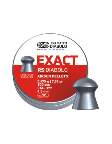 JSB Exact RS 4.52 mm – 7.33 gr / 0,475 g