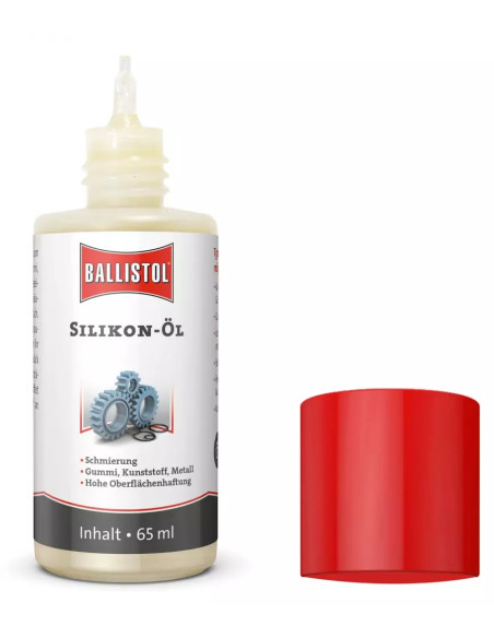 Ballistol Silicone Oil 65 ml – Aceite de silicona para juntas y mantenimiento PCP
