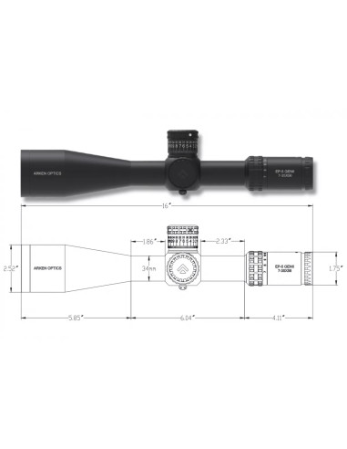 Visor Arken EP-5 Gen II 7-35x56 FFP...