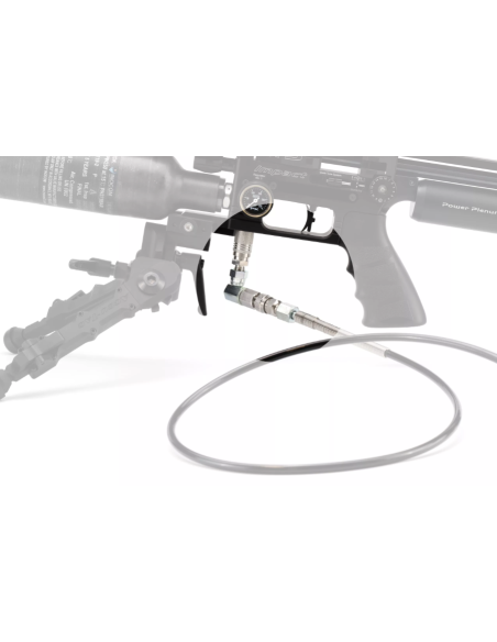 Adaptador Foster 90° Huma-Air para FX Impact | Acero Inoxidable 300 Bar