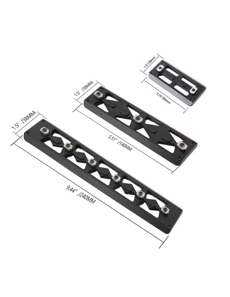 Carril  Arca-Swiss para Carabinas PCP | 80, 140 y 240 mm