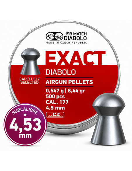 Balines JSB Exact 4,53 mm 0,547 g – 500 unidades