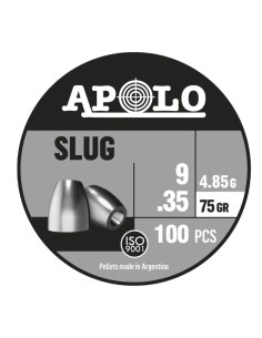 Slugs Apolo 9 mm 75 gr 4,85...