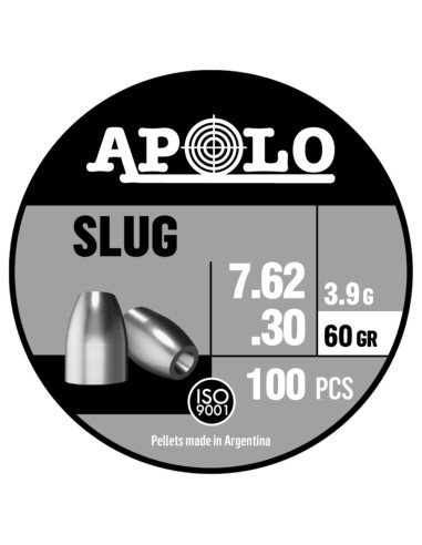 Slugs Apolo 7,62 mm (.30) – 60 gr /...