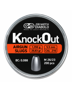 JSB KnockOut Slugs 216 20,83gr