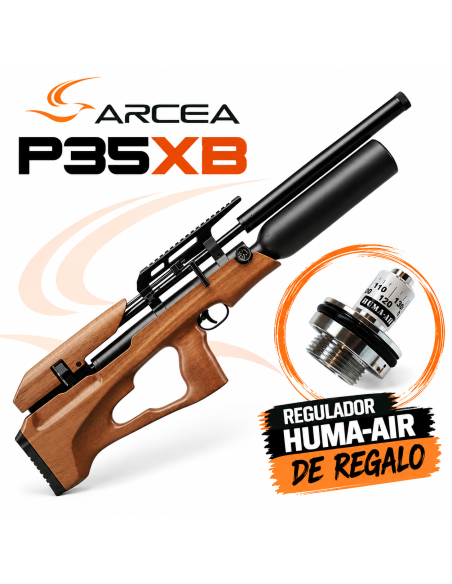 ARCEA P35XB Botella Aluminio + Regulador Huma-Air
