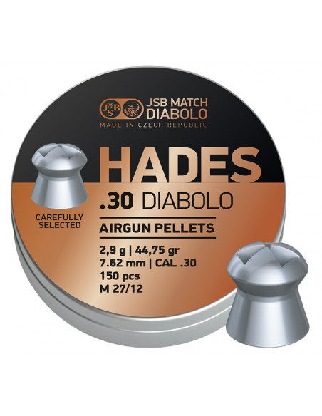 JSB Hades 7.62mm  .30  2.9 g / 44.75 grs