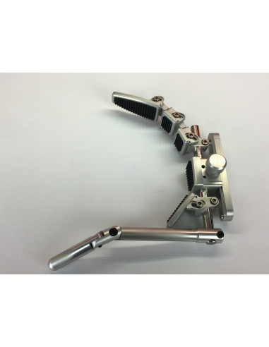 Cantonera con garfio aluminio 2 ext.