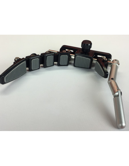 Cantonera con garfio negra 3 ext.