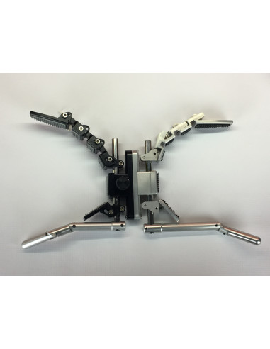 Cantonera con garfio negra 3 ext.