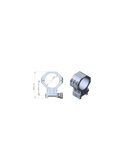 VECTOR  34MM PICATINNY ELEVACION AJUSTABLE