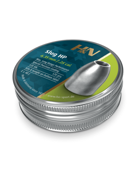 H&N SLUG HP.249 / 6,34 MM 32 GRAIN (120und)