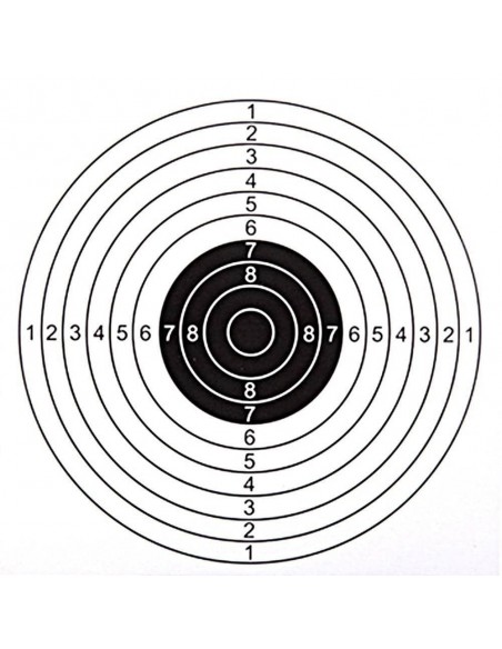 PAQ.100 DIANAS CLÁSICAS PLINKSHOT 17X17CM