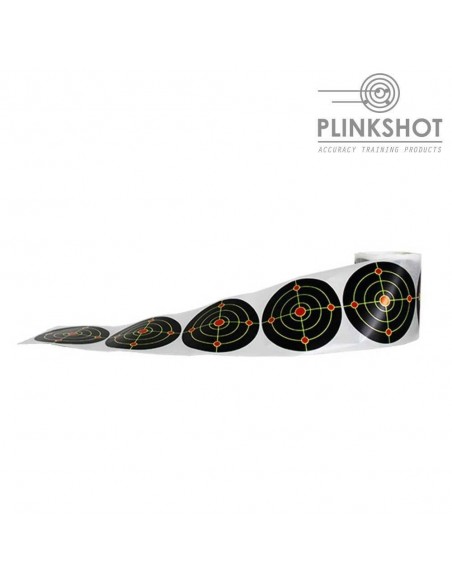 ROLLO 100 DIANAS REACTIVAS ADHESIVA PLINKSHOT 18cm